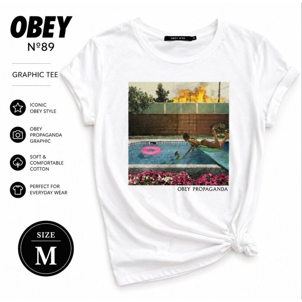 Obey #89 Propaganda T Shirt SZ S Mens